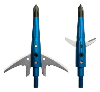 SWHACKER #261 LEVI MORGAN SERIES 2 BLADE CURVED 100 GRAIN 2" CUT 3 PACK