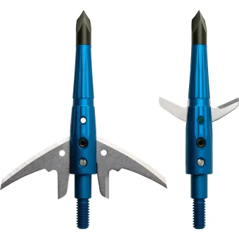 SWHACKER #261 LEVI MORGAN SERIES 2 BLADE CURVED 100 GRAIN 2" CUT 3 PACK